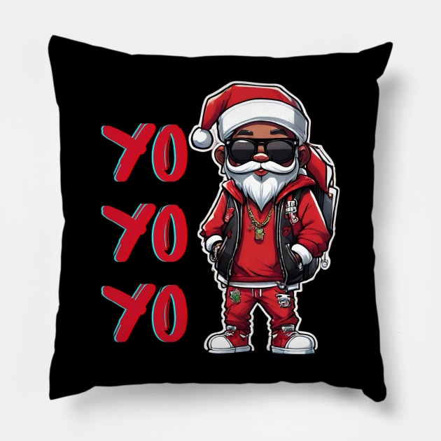 Black-Santa Pillow by DewaJassin