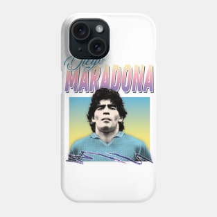 Diego Maradona / 90s Style Fanart Design Phone Case