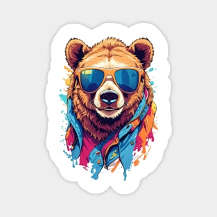 Cool Bear in Sunglasses Magnet