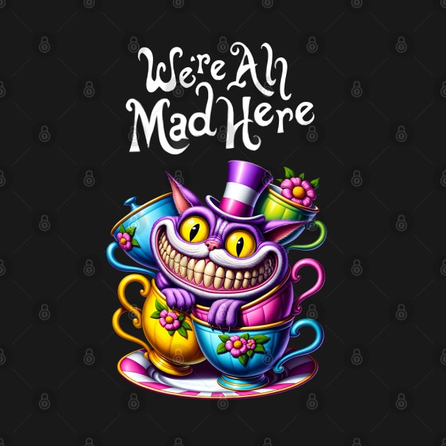 Cheshire Cat:We're All Mad Here by TooplesArt