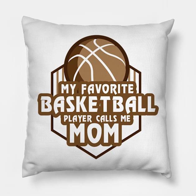 Basketball Player Calls Me Mom Sport Gift Pillow by chrizy1688