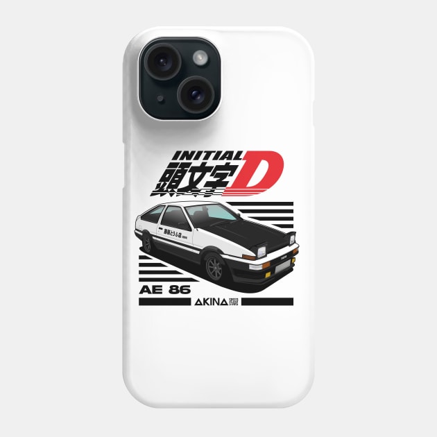 AE86 Initial D Phone Case by squealtires