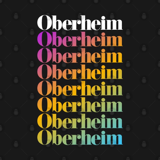 Vintage Oberheim Rainbow Logo by bobacks