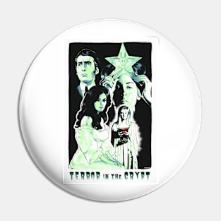 Terror in the Crypt Movie Art Pin