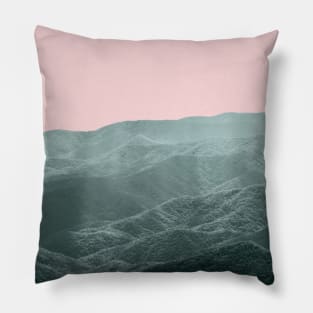 Pastel Smoky Mountains Pillow