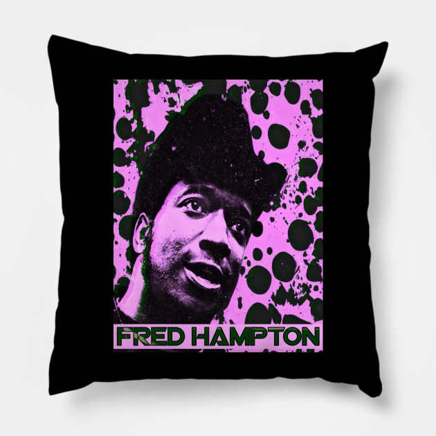 Fred Hampton (P) Pillow by BlackOzean