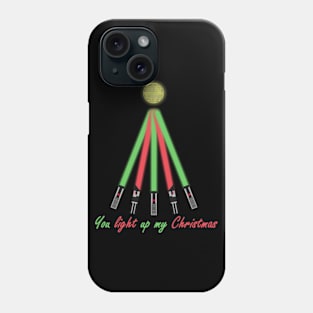 You Light Up My Christmas Phone Case