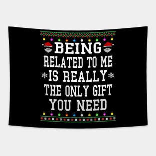 ugly sweater christmas 2024 Tapestry