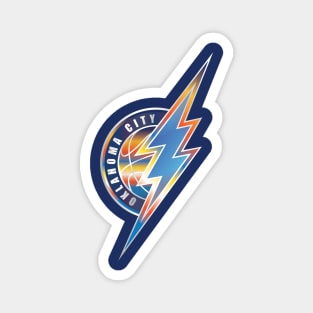 Oklahoma City Basketball Magnet