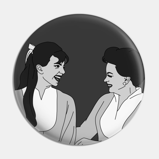 Judy and Liza Pin by thecompassrose