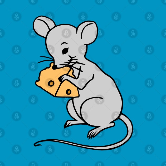 Mouse with Cheese by KayBee Gift Shop