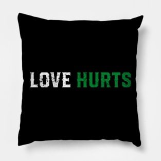 Love Hurts Vintage Pillow