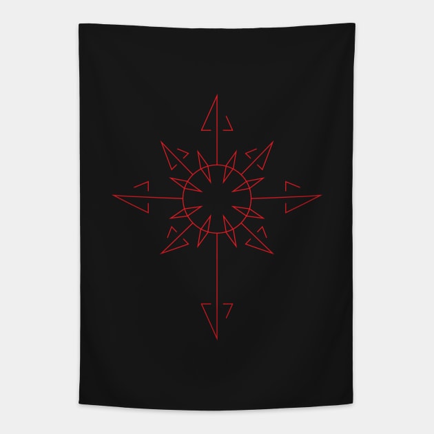 Star of Chaos Tapestry by BadBox