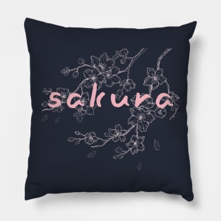 Sakura Flowers Cherry Blossom Pillow