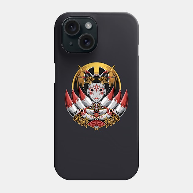 Japanese girl cyberpunk Phone Case by Dabyong