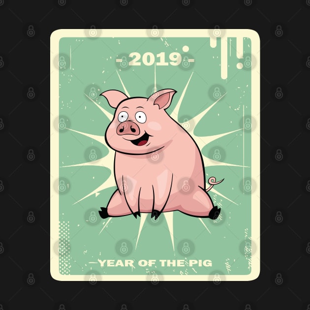 2019 Year Of The Pig by MasliankaStepan