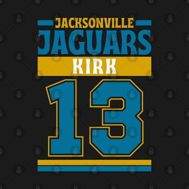 Jacksonville Jaguars Kirk 13 American Football Edition 3 by Astronaut.co