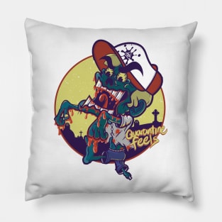 QUARANTINE ZOMBIE DESIGN FOR T-shirt STICKERS CASES MUGS WALL ART NOTEBOOKS PILLOWS TOTES TAPESTRIES PINS MAGNETS MASKS Pillow