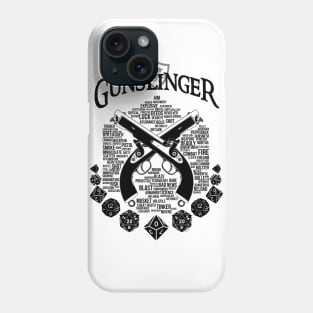 RPG Class Series: Gunslinger - Black Version Phone Case