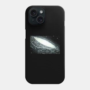 Spiral galaxy art Phone Case