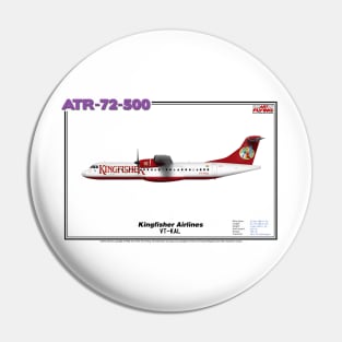 Avions de Transport Régional 72-500 - Kingfisher Airlines (Art Print) Pin