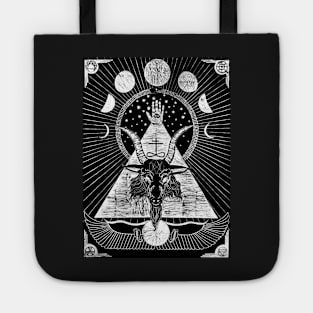 Baphomet Woodcut Tote