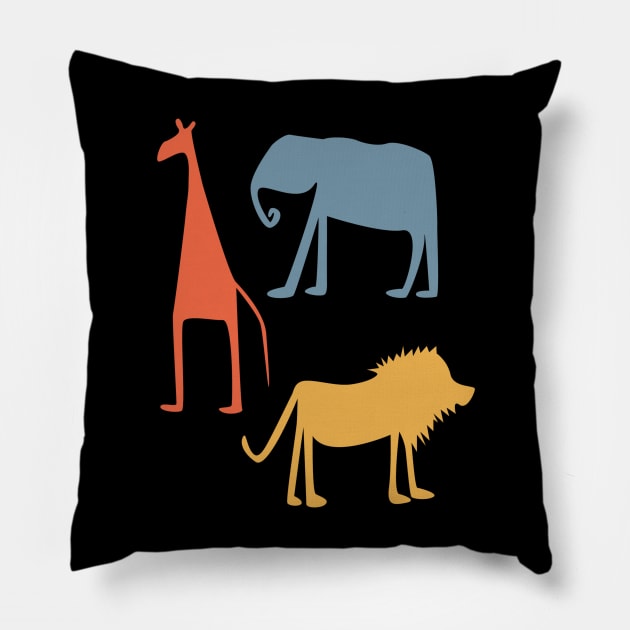 Safari animals Pillow by annacush