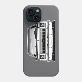 1975-1976 Squarebody Chevrolet C10 Blazer Suburban BW Phone Case