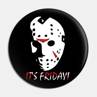 It's Friday Halloween Pin