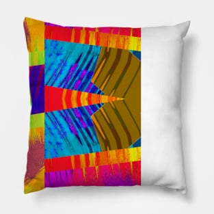 Abstract psychedelic kaleidoscope Pillow