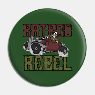 RatRod Rebel Pin