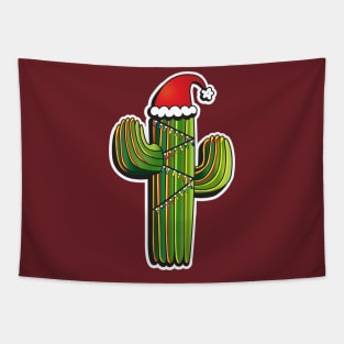 Christmas Cactus Tapestry