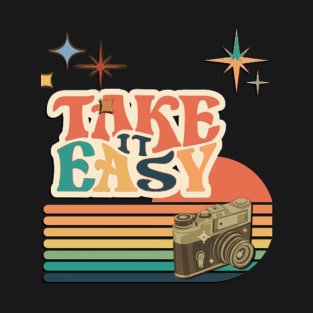 Retro groovy,  Take it easy. T-Shirt