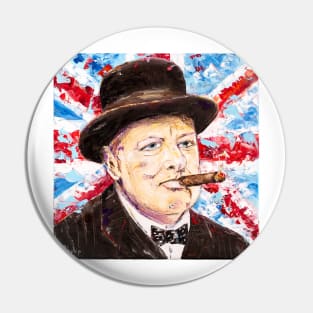 The Greatest Briton. Winston Churchill Pin