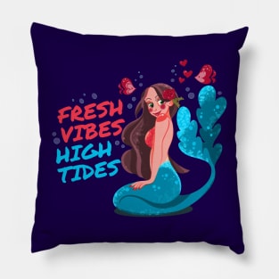 Fresh Vibes - Mermaid Pillow