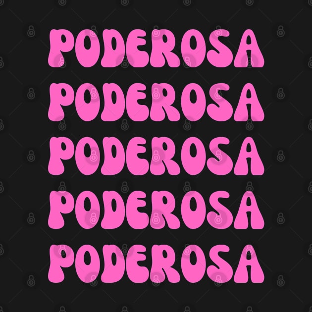 Poderosa in bubble gum pink typography by kuallidesigns