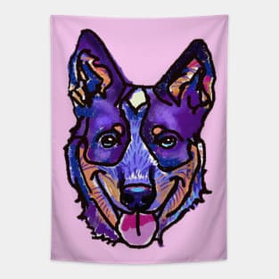 The happy Heeler love of my life Tapestry