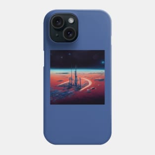 Interplanetary Spaceport Phone Case