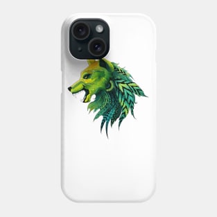 Angry wolf Phone Case