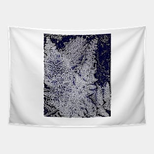 ferns lumen print Tapestry