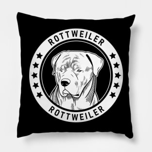 Rottweiler Fan Gift Pillow