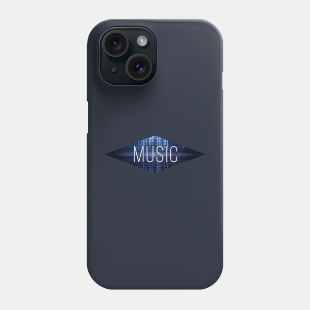 Music Typo Phone Case by Destroyed-Pixel