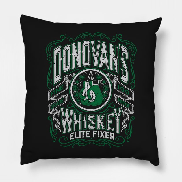 Donovan's Whiskey Pillow by Punksthetic