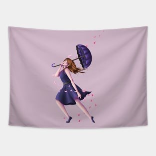 Petal Shower (PB) Tapestry