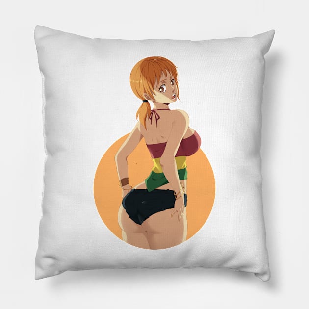 Nami // One Piece Strong World Pillow by StayAlivePlz