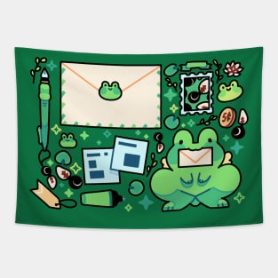 Frog mail Tapestry