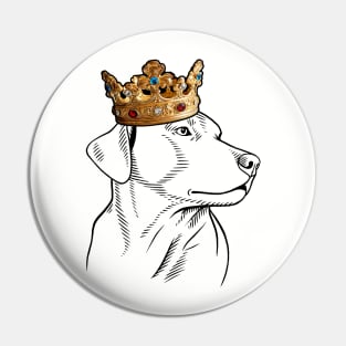 Plott Hound Dog King Queen Wearing Crown Pin