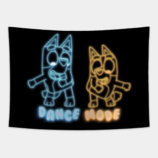 Dance Mode Glow in The dark Tapestry