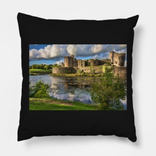 Caerphilly Castle Moat Pillow