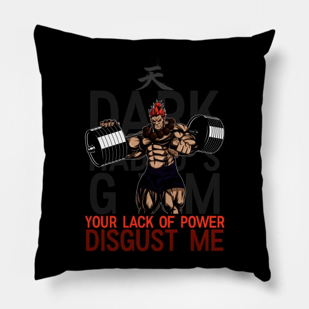 DARK HADOU'S GYM Pillow by berserk